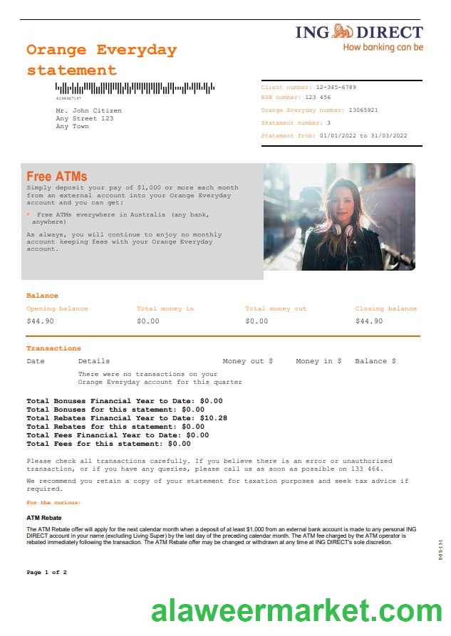 Australia ING Direct